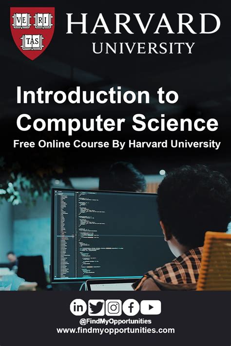 Harvard University Free Courses Computer Science