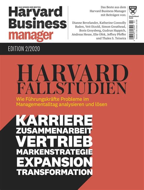 harvard business manager magazin