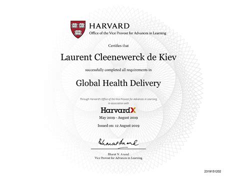 harvard global health phd