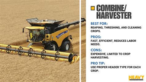 Harvester Uses And Functions