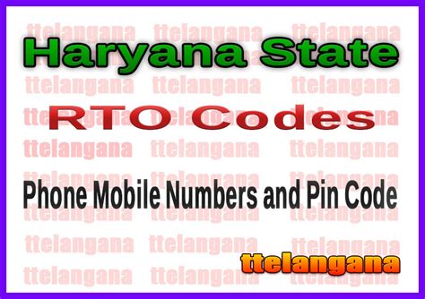 haryana mobile code number list