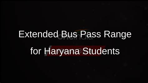 haryana student bus pass