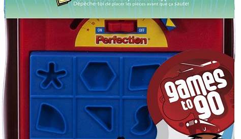 Hasbro Gaming Perfection Game Plus 2-Player Duel Mode Popping Shapes