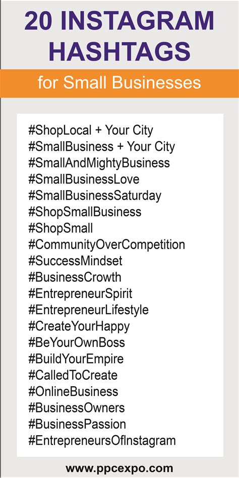 hashtags for small business