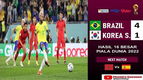 hasil brasil vs korea selatan