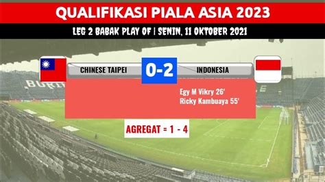 hasil indonesia vs taipei
