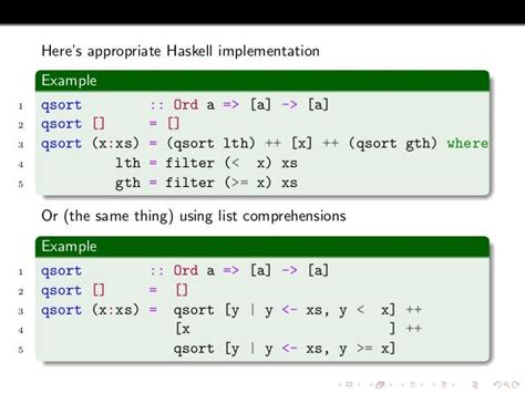 haskell by example
