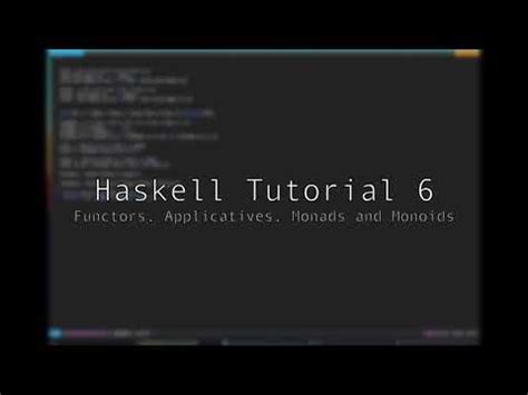 haskell monad tutorial