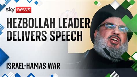 hassan nasrallah latest speech
