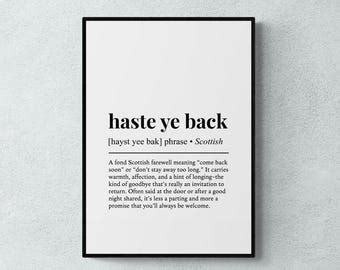 Images Haste Ye Back Meaning Viral