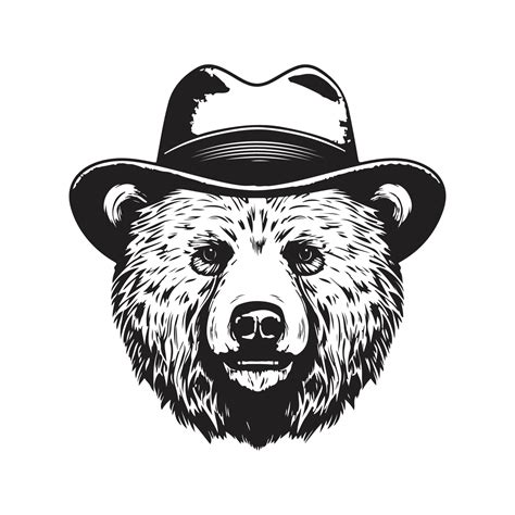 Hat With Bear Logo