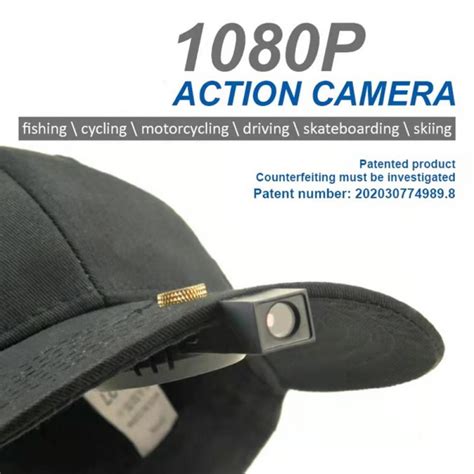 Hat With Camera In Brim