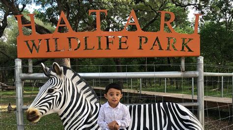 hatari wildlife park in weimar texas