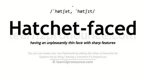 Hatchet Definition Face