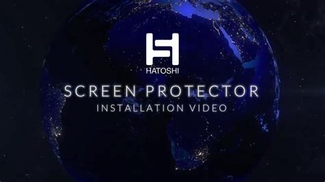 Hatoshi Screen Protector Installation Video