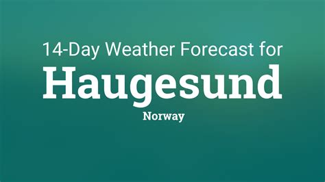 haugesund norway weather forecast