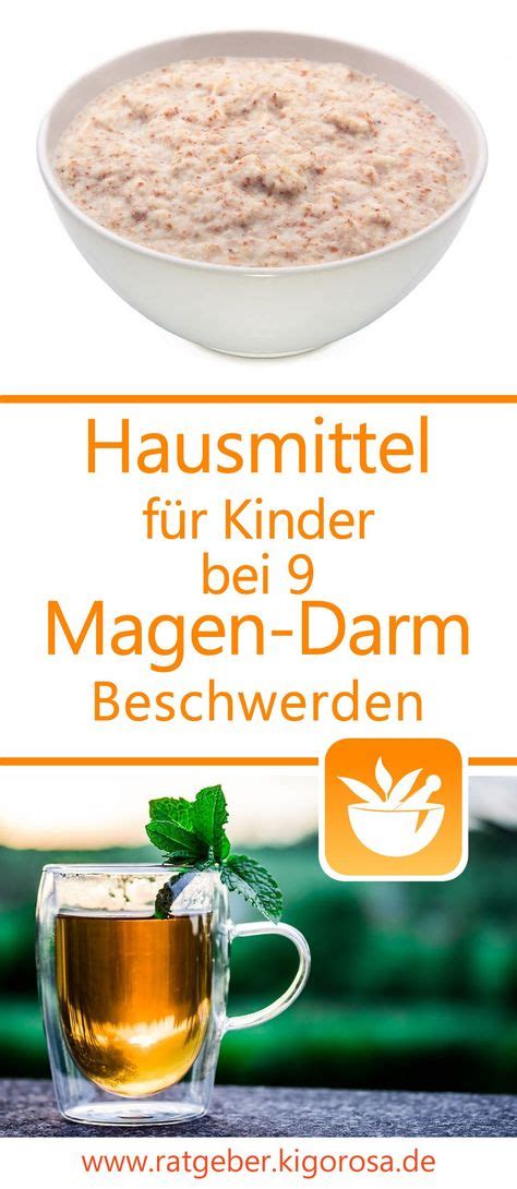 hausmittel magen darm kinder