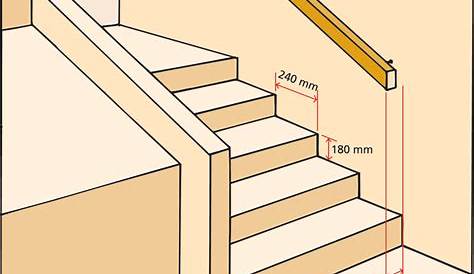 Hauteur Main Courante Escalier Interieur ERP PMR En Kit En Inox Intérieur Ou