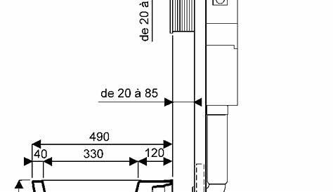 Pack WC suspendu hauteur réduite Grohe Abattant frein de