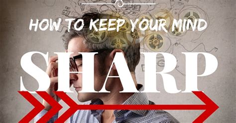having a sharp mind meaning