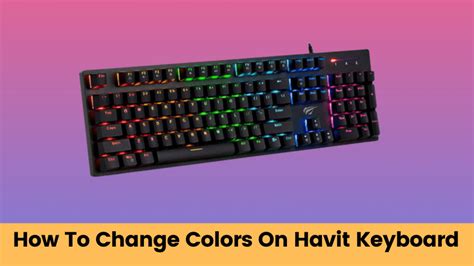 HAVIT GAMENOTE KB486L RGB Backlit Semi Mechanical Gaming Keyboard with