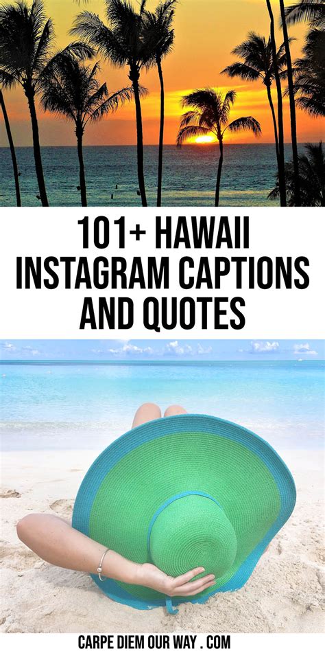 37 Hawaii Instagram Captions for your Hawaiian Vacation Beach