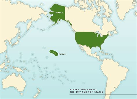 Hawaii Alaska Map