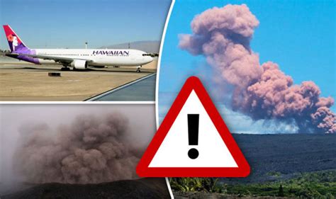 hawaii volcano eruption flights cancelled