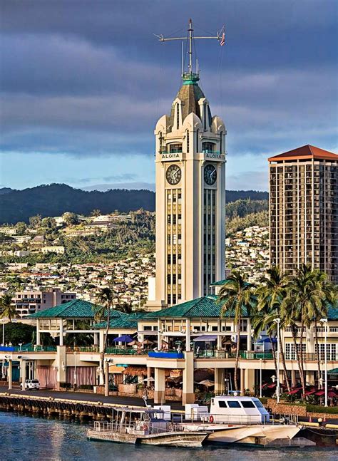 The Aloha Tower in Waikiki, which has greeted countless ships over the