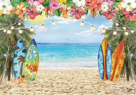 Hawaiian Backdrop Design