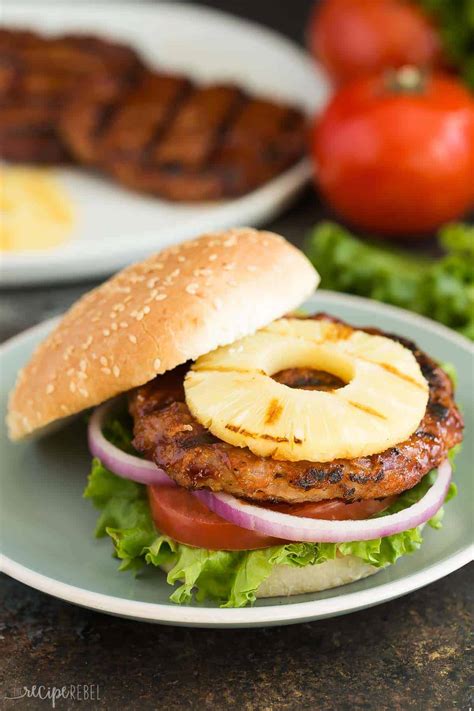 hawaiian chicken burger recipe