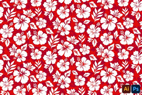 Hawaiian Printable Pattern Shirts