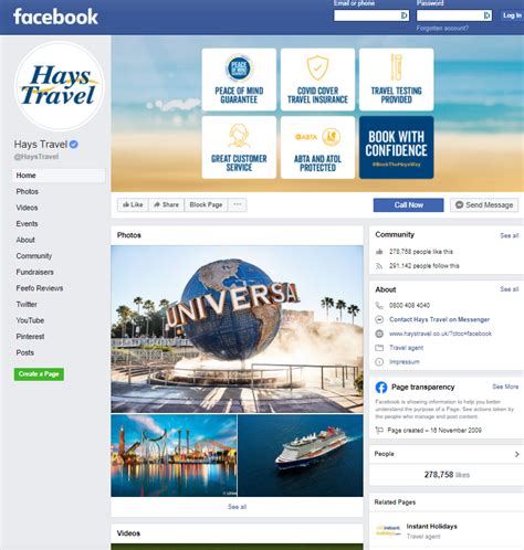 hays travel htol facebook page