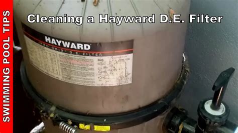 hayward de filter maintenance
