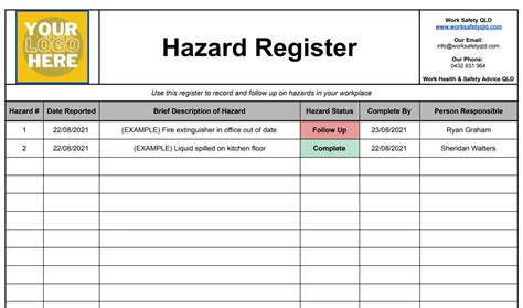 hazardous waste returns spreadsheet