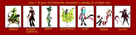 hazbin 7 deadly sins