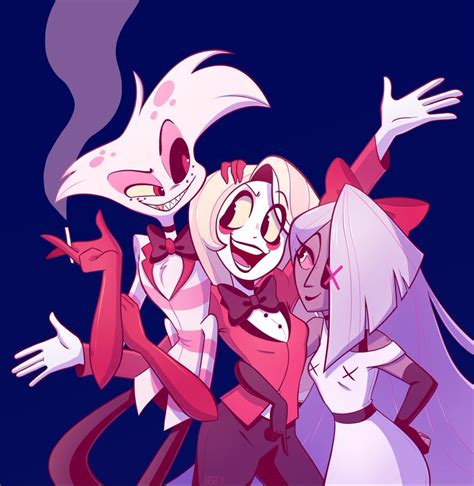 hazbin hotel angel dust and charlie fanart