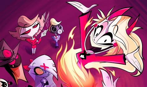 hazbin hotel computer wallpaper