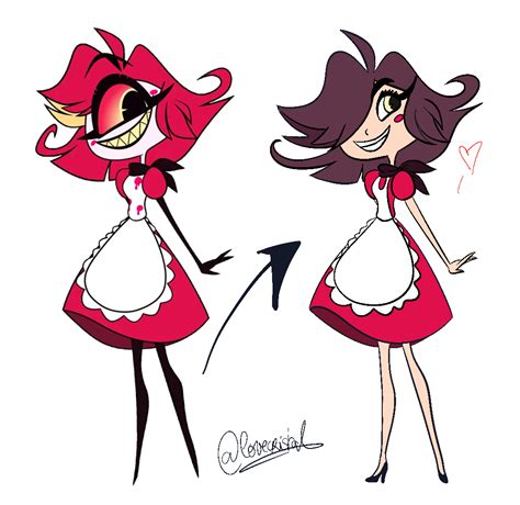 hazbin hotel niffty fanart human