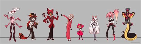 hazbin hotel redesign comparison