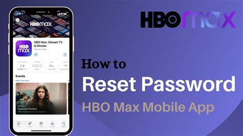 hbo max password reset not working