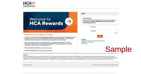 hca healthcare log in