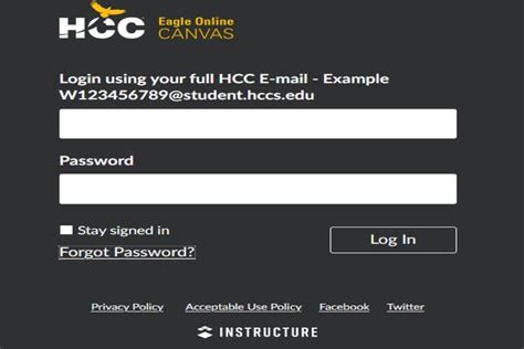 hcc online services login