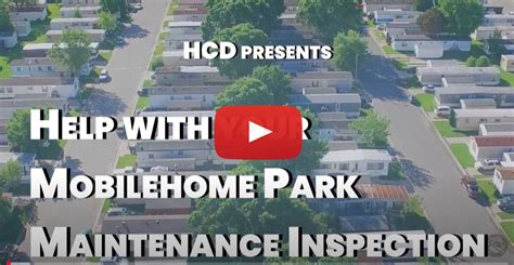 hcd mobile home park inspection