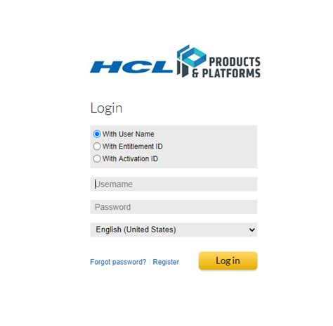 hcl portal log in