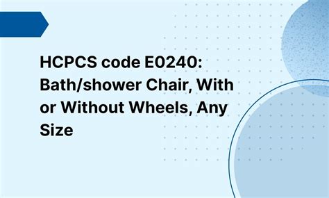 Hcpcs Code For Shower Head