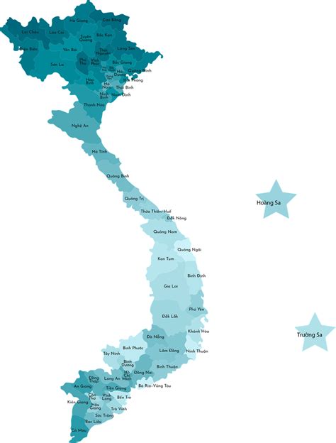 hd vector map of vietnam png