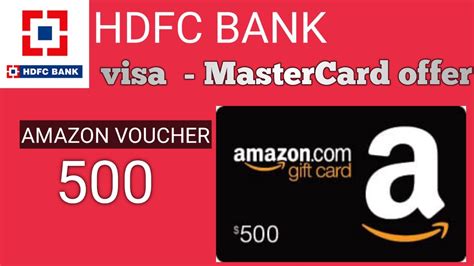 hdfc bank card offers on amazon