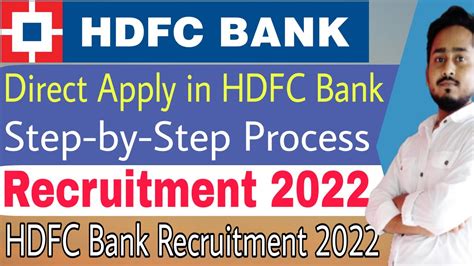 hdfc bank recruitment 2022