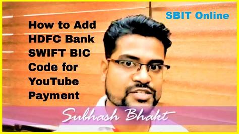 hdfc bic code